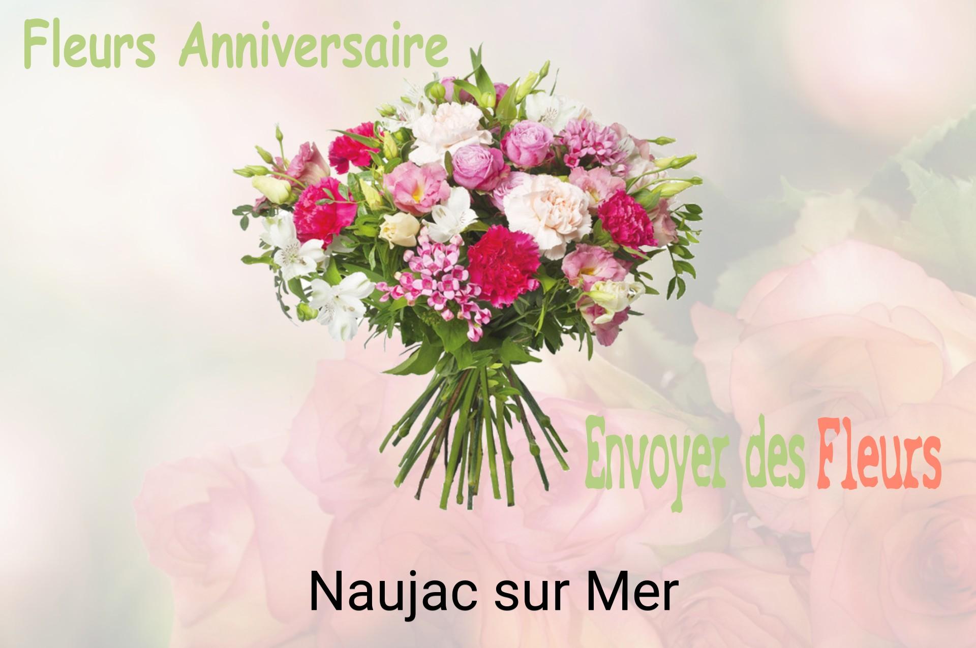 Bouquet de fleurs d’anniversaire livré à Naujac-sur-Mer