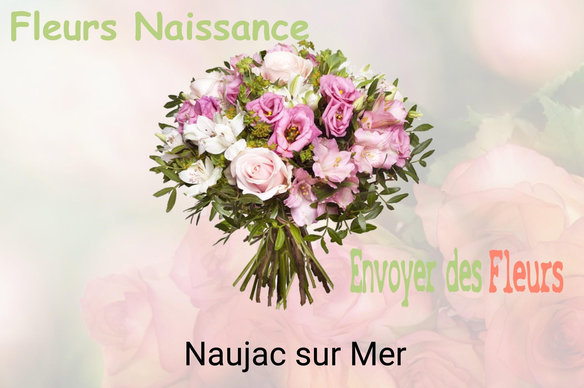 Bouquet de fleurs de naissance livré à Naujac-sur-Mer